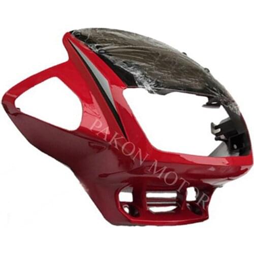 Motorcycle Plastic Parts of Head Light Cover Front Lamp Fairing for Yamaha YBR125 2006 2009 YBR125K JYM125 Red Blue Black Silver