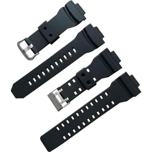 Jeathus watchband convex 16*29mm pu strap replacement for casio G-shock GW-8900 G-8900 GA8900 110 120 silicone rubber watch band