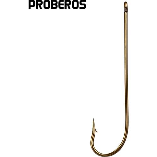 PROBEROS Single Fishing Hook 1#-12# Sunlure Brand Single hook 9353-1/0-6/0 Size Fishhook Saltwater Hook