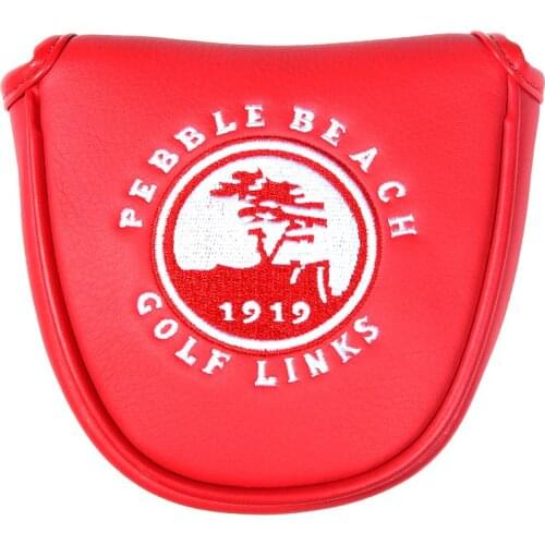 Free shipping Siranlive Golf Mallet Putter Cover Magnetic Closure pure white shield headcover