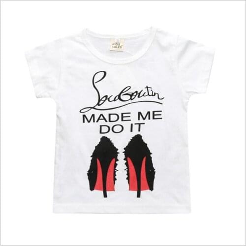 0-3Yrs Baby Kids Girls Letters Tops T-Shirt Short Sleeves Tee Summer Short Sleeve Clothes