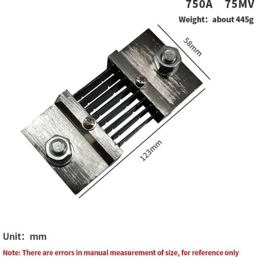 1PC FL-2 Shunt 750A 1000A/75mV External Shunt DC Current Meter Shunt resistor For Digital Ammeter amp DC amperometro Pointer