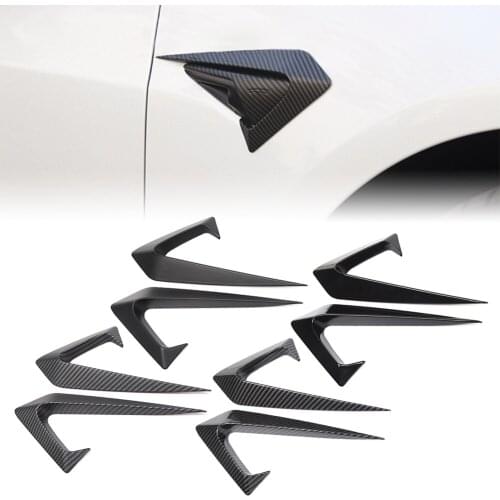 2PCS Car Side Camera Protection Cover Decorative Trim For Tesla Model 3 2017 2018 2019 2020 2021 ABS Plastic