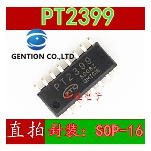 20PCS PT2399 CD2399 PT2399F SOP-16 audio digital reverb circuit in stock 100% new and original