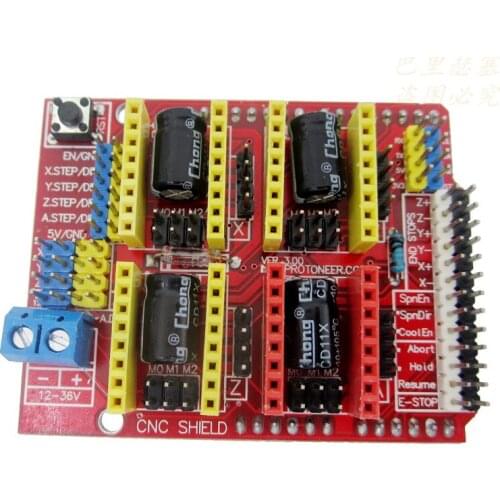 5pcs/lot New cnc shield v3 engraving machine / 3D Printer / A4988 driver expansion board