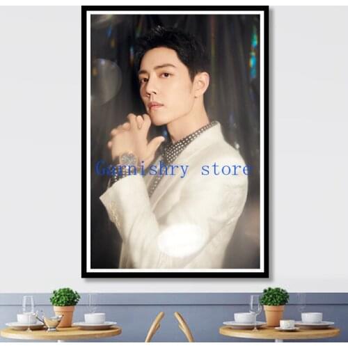 Diamond Embroidery Cross Stitch Kits 5D DIY Xiao Zhan Mosaic Diamond Painting Home Decor Handmade Art Gift