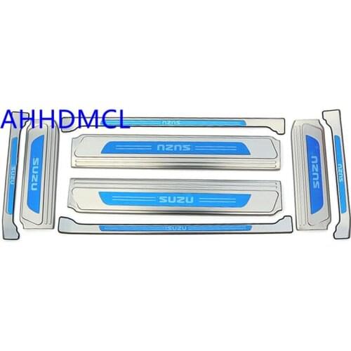 Car Welcome Pedal Threshold Strip Door Sill Strip For Isuzu D-MAX 2015 2016 2017 2018 2019