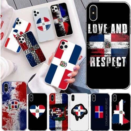 Dominican republic flag Phone Case for iPhone 11 pro XS MAX 8 7 6 6S Plus X 5S SE 2020 XR cover