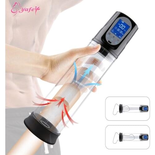 YAFEI electric penis pump male masturbator penis extender penis vacuum pump penis enlargement enhancer massager man sex toy