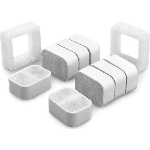 10PCS Activated Carbon Filter For Automatic Pet Cat Dog Water Fountain Replacement Filter Activated Carbon Filters For Ipettie