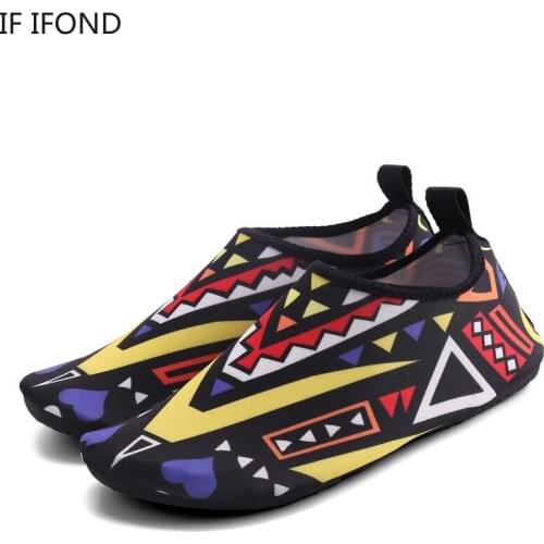IF IFOND Soft Water Shoes Women Men Summer Quick Dry Sneakers Breathable Barefoot Swimming Aqua Flat Walking Lover Yoga Shoes