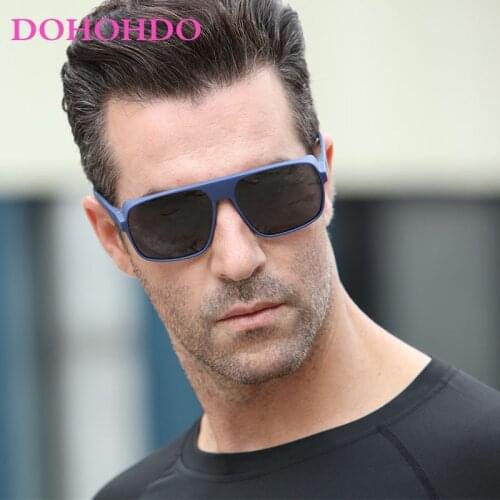 DOHOHDO Fashion Polarized Sunglasses Men Luxury Brand Designer Vintage Polaroid Driving Sun Glasses Male Goggles Shadow UV400