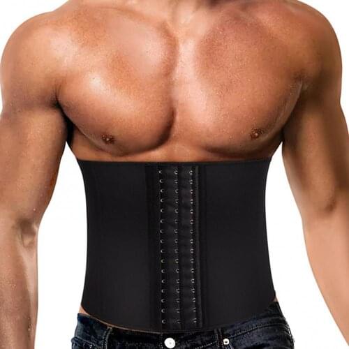 Men Neoprene Shaper Waist Trainer Body Modeling Belt Tummy Slimming Shapewear корсет пояс для похудения tactical Waist Support