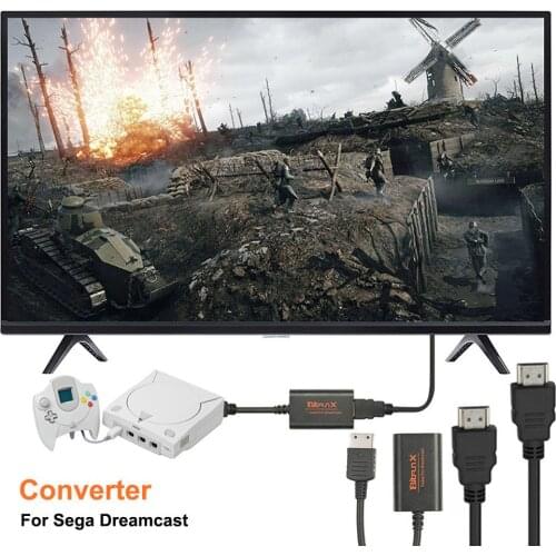NEW HDMI Adapter For Sega Dreamcast Consoles Dreamcast HDMI/HD-Link Cable Hd Converter Cable For Sega Dreamcast Game Machine