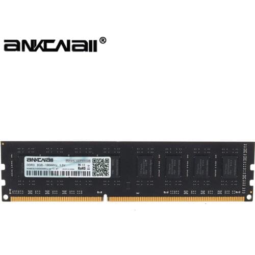 ANKOWALL Ram DDR3 4GB 8GB 1866MHz 1333 1600Mhz Desktop Memory with heat Sink 240pin New dimm stand by AMD/intel G41