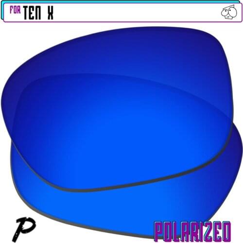 EZReplace Polarized Replacement Lenses for - Oakley Ten X Sunglasses - Navy P