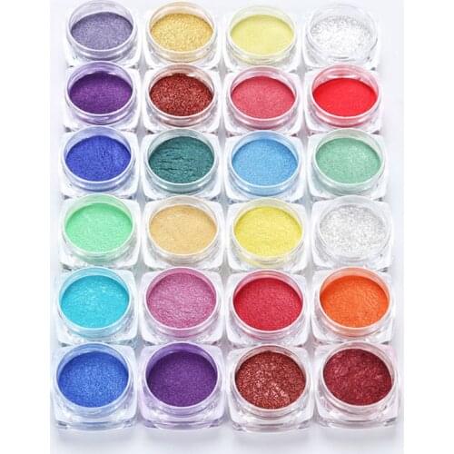12 Colors Mica Powder Epoxy Resin Dye Pearl Pigment Natural Mica Mineral Powder L4MA