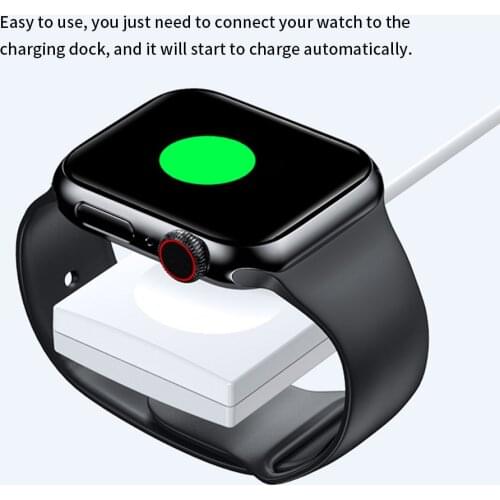 Portable QI Smart USB Watch Charger Cable Magnetic Wireless Charging Dock for Apple iOS Watch 2.5W Cord for Applewatch