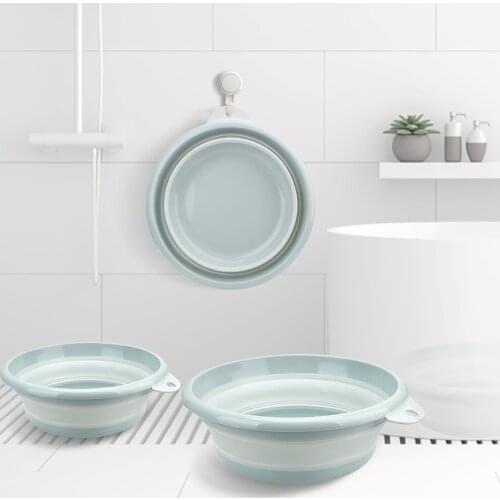 NICEYARD Folding Wash Basin Bucket Camping Silicone Washbasin Collapsible Car Wash Bucket Cleaning Supplies