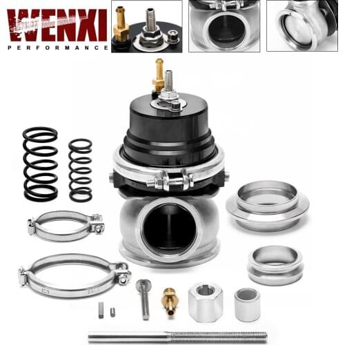 60mm Wastegate Turbo External Kit With V-band Flange & Clamp Universal Turbo External Waste Gate For Turbo Manifold 5891BK