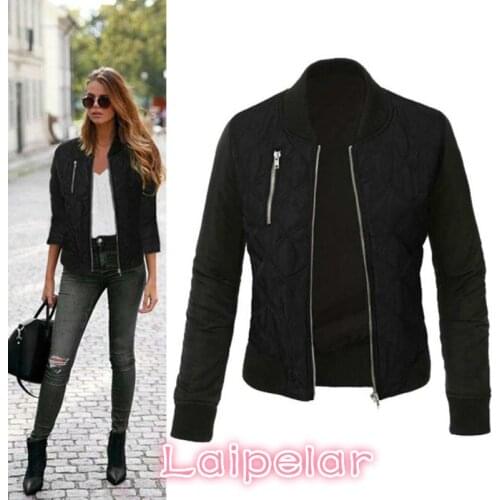 Women basic coats Casual Long Sleeve women jacket winter coat thicken basic jackets outwear bomber jackets jaqueta feminina HT