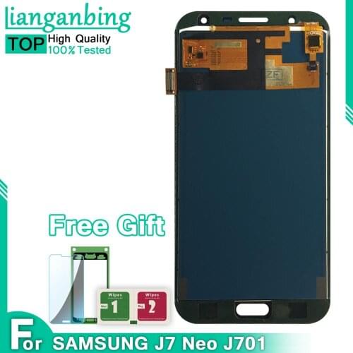 LCD For SAMSUNG GALAXY J7 NEO LCD J701F J701M J701MT J701 LCD Display Touch Screen Digitizer Assembly Can Adjust Brightness