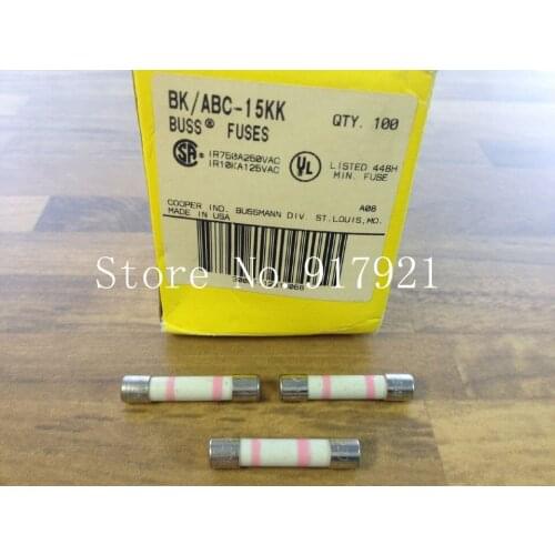 [ZOB] The United States Bussmann BK/ABC-15KK ABC-15 15A 250V ABC-15K original fuse --50PCS/LOT