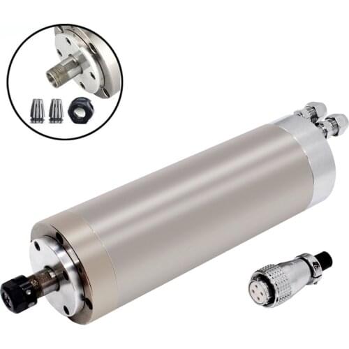 800W 220V Water-cooled ER11 Spindle Motor 2.9A 133~400Hz 8000~24000rpm GDS800 II for CNC Engraving Machine