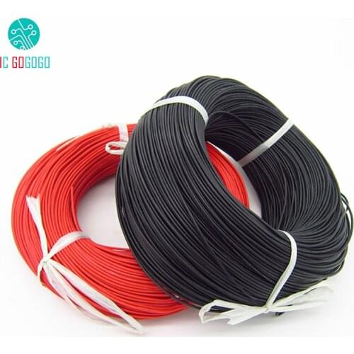2m 16awg Silicone Wire 3239 # USA Standard 1.5 Square 3kv High Voltage High Temperature Heatproof Soft 2 meter Silica Gel Cable