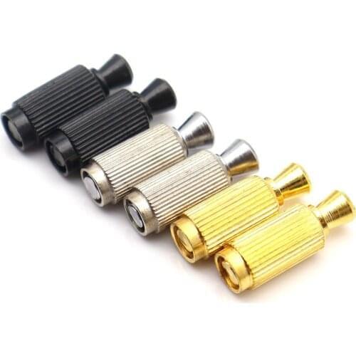 2Pcs Electric Guitar Bridge Studs Anchors Metal For Guitar Double Rocking Bridge Tremolo System Bridge