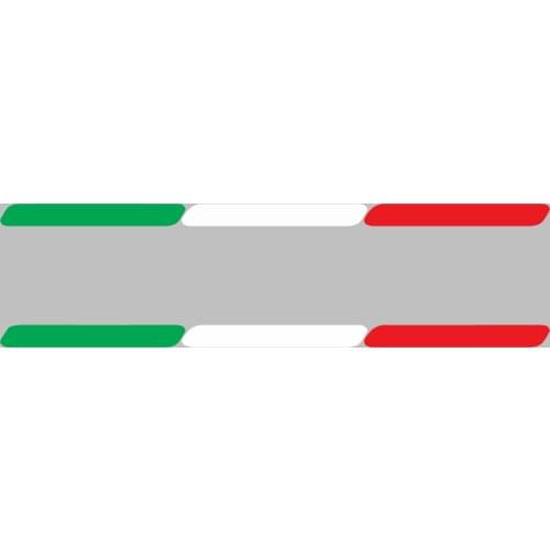 2x Italy Italian Flag Stripe Euro Car Window Bumper Dash Vinyl Decal Stickers