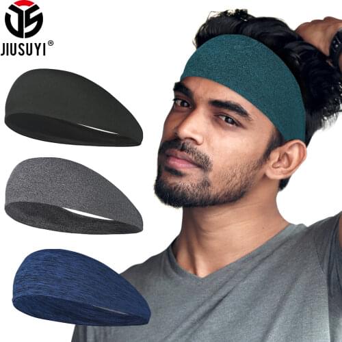 Headwear Accessories Hair Bandage Hairband Absorbent Non-slip Sweat Sweatband Stretch Breathable Headband Head Band Men Women