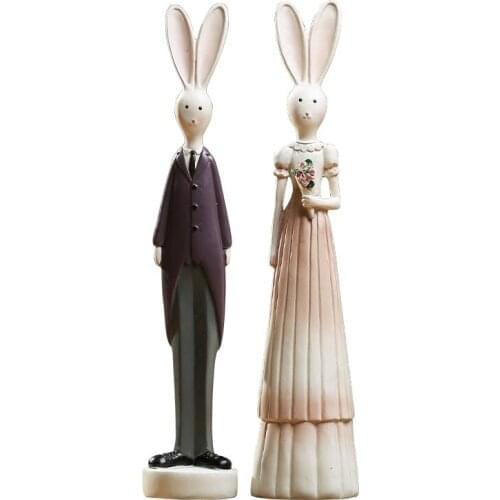 American wine cabinet lovers easter bunny rabbits living room furnishings birthday creative gifts bedroom Nordic decorations