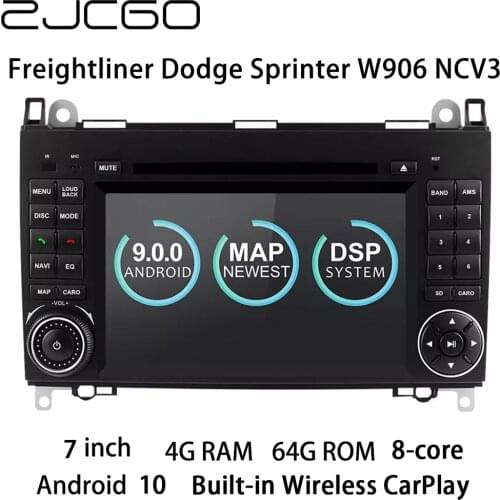 Car Multimedia Player Stereo GPS DVD Radio Navigation Android Screen for Mercedes Benz Freightliner Dodge Sprinter W906 906 NCV3