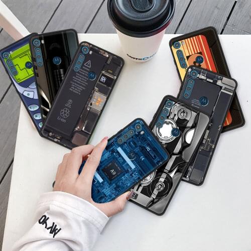 Case for Motorola Moto G9 Play G8 Power Lite One Fusion Plus Hyper G30 G10 Soft G Stylus Phone Coque Fundas Game Console Camera
