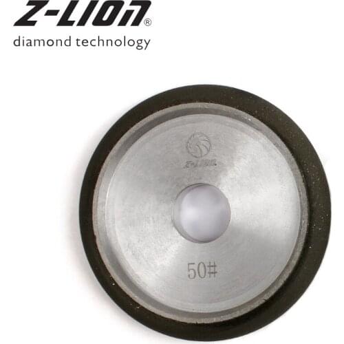 Z-LEAP 4 Inch R7 Diamond Fluting Wheels Granite Marble Sanding Disc Wet Use Resin Bond Abrasive Pad Hole 22.23mm Grit 50-3000