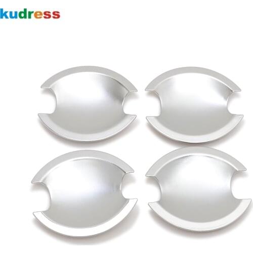 For Mitsubishi Outlander 2007 2008 2009 2010 2011 Chrome Side Door Handle Bowl Cup Cover Trim Sticker Car Styling Accessories