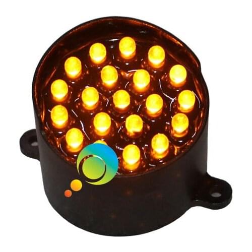Customized 52mm LED pixel cluster yellow light traffic LED module