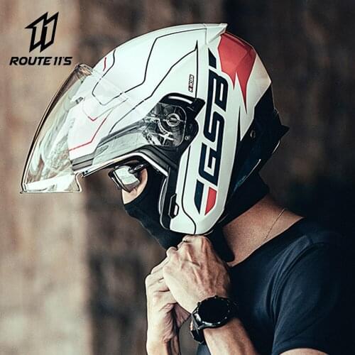 GSB Full Face Motorcycle Helmet Off-Road Double Lens Removable Lining Breathable Cycling ECE Certification Motocross Casco Moto