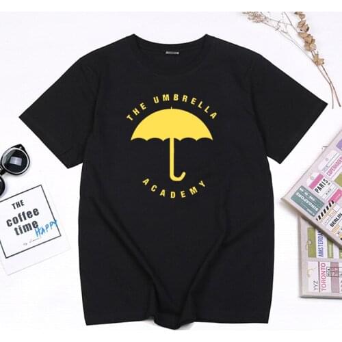 The Umbrella Academy Men Tshirts Funny Cartoon Umbrella Graphic Tops Luther Allison Cha-Cha Diego Graphic Hombre Camisetas