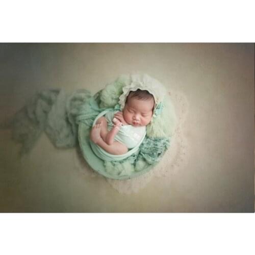 Newborn cheesecloth wrap Cream baby wrap photography props baby basket stuffer filler Newborn layer fabric