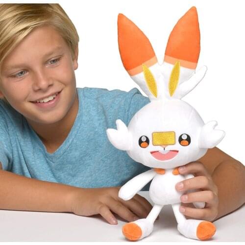 Pokemon Sword & Shield Official 8" Plush - Scorbunny