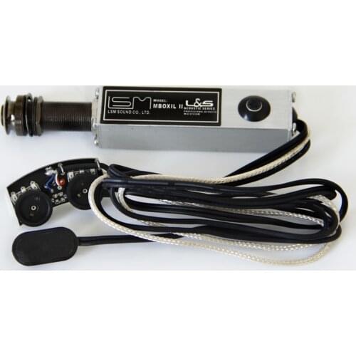 LSM Preamp System Acoustic Folk Classical Guitar Pickup with MIC Board Pat Pickup Function guitar pick holder