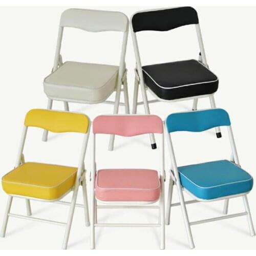 Foldable Children Chair Metal Steel Frame Sponge Filler Baby Kids Learning Writing Study Mini Low Chair For Doll House Furniture
