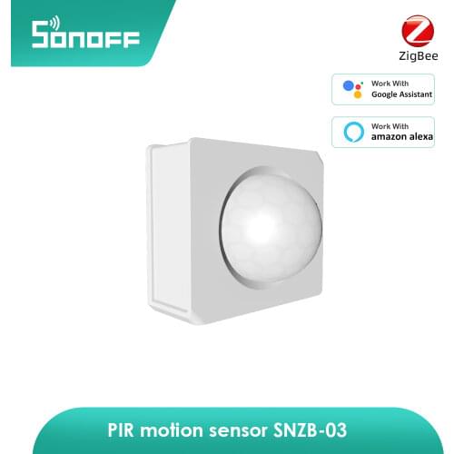 1-50pcs SONOFF SNZB-03 Zigbee Motion Sensor Detector smart pir infrared human body sensor APP control support ewelink zbbridge