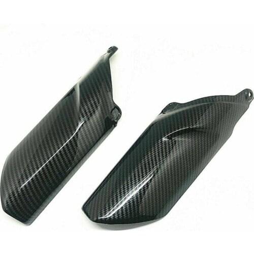 Carbon Fiber Paint Front Wheel Fender Fork Shock Cover Fairing Cowling Fit For KAWASAKI ER-6N 2012 2013-2016