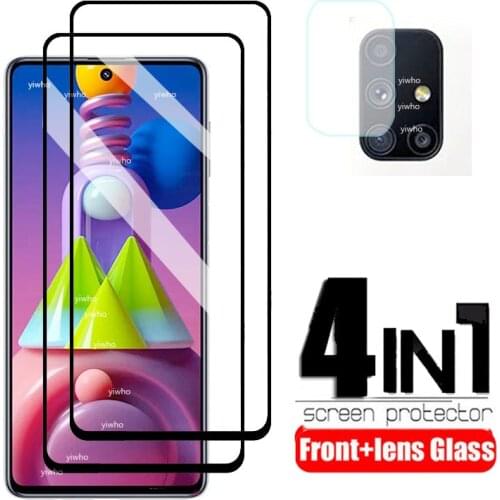 4-in-1 protective glass M51 screen protector for samsung Galaxy M51 camera glass For Samsung M51 for samsung galaxy m51 Glass