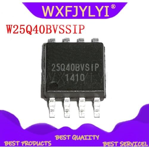 10pcs/lot 25Q40BVSIP W25Q40BVSSIP 25Q40 SOP-8 New spot Quality Assurance