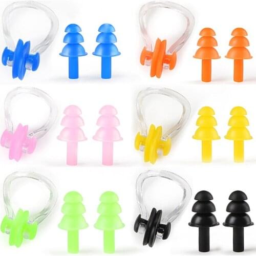 4Pairs Box-packed Comfort Earplugs Noise Reduction Silicone Soft Ear Plugs Swimming Silicone Earplugs Protective for Sleep