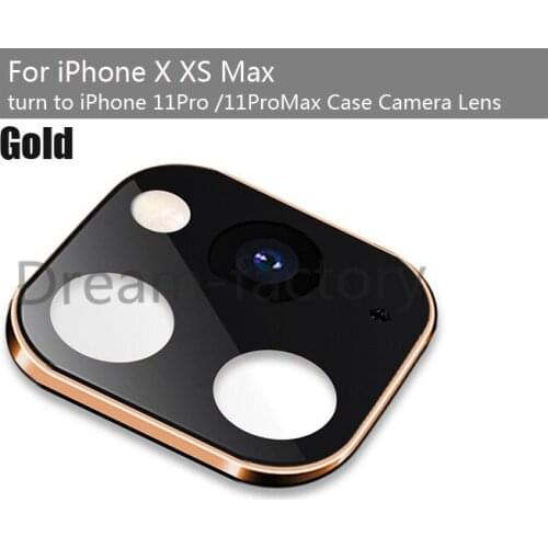 500PCS Aluminum Metal Camera lens Second Change for iPhone 11 Pro Max for iPhone X Xs Xr Max free DHL